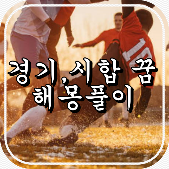 스포츠 경기 시합 꿈 해몽풀이