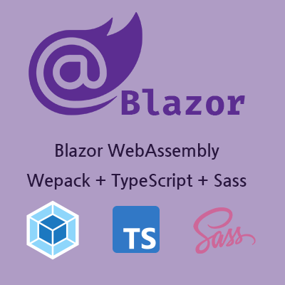 Blazor WebAssembly + Webpack + TypeScript + Sass