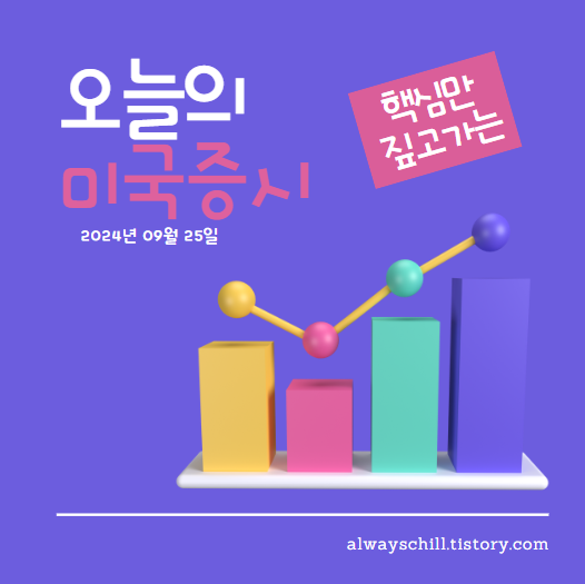 2024년 09월 25일 오늘의 미국증시