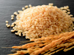 현미쌀이-놓여져-있다