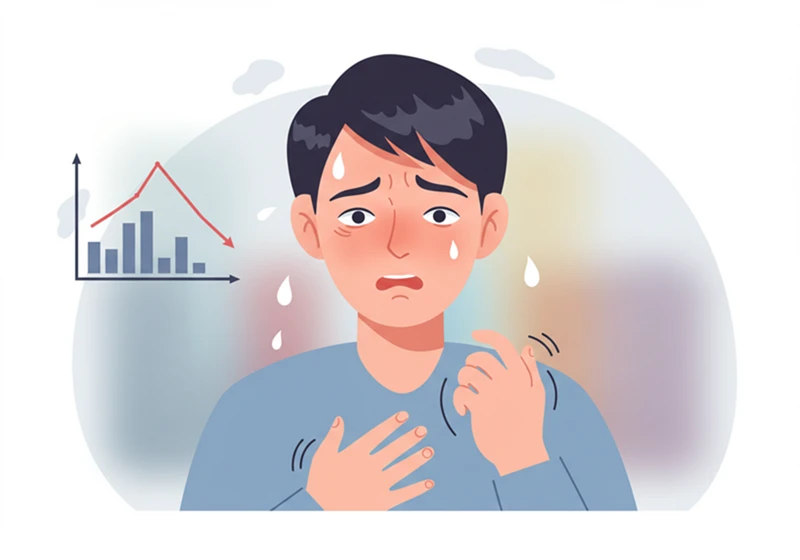 저혈당 증상 손떨림 식은땀 어지러움 시야흐림 불안 초조 건강이상
