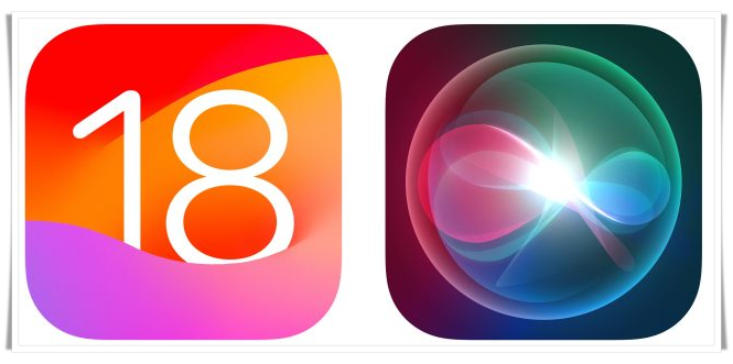 iOS 18과 Siri 아이콘