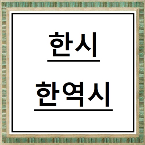  한시와 한역시