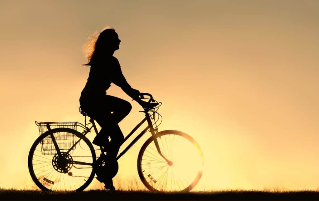 여성 하이브리드 자전거