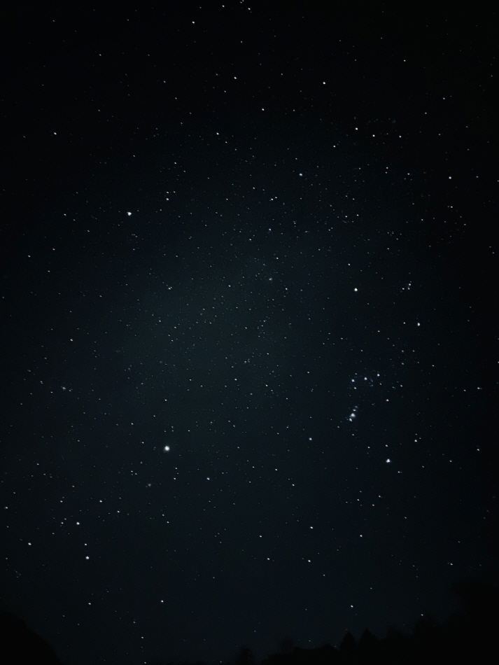 야간모드 밤하늘 촬영