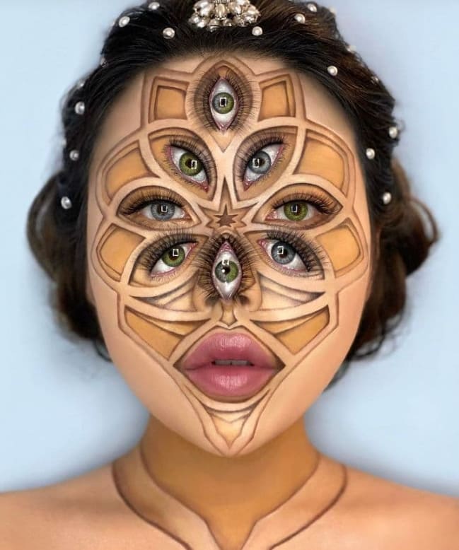 놀라운 밴쿠버의 한국인 메이크업 아티스트 VIDEO: How Mimi Choi&#39;s Facial Illusions Come Togethe