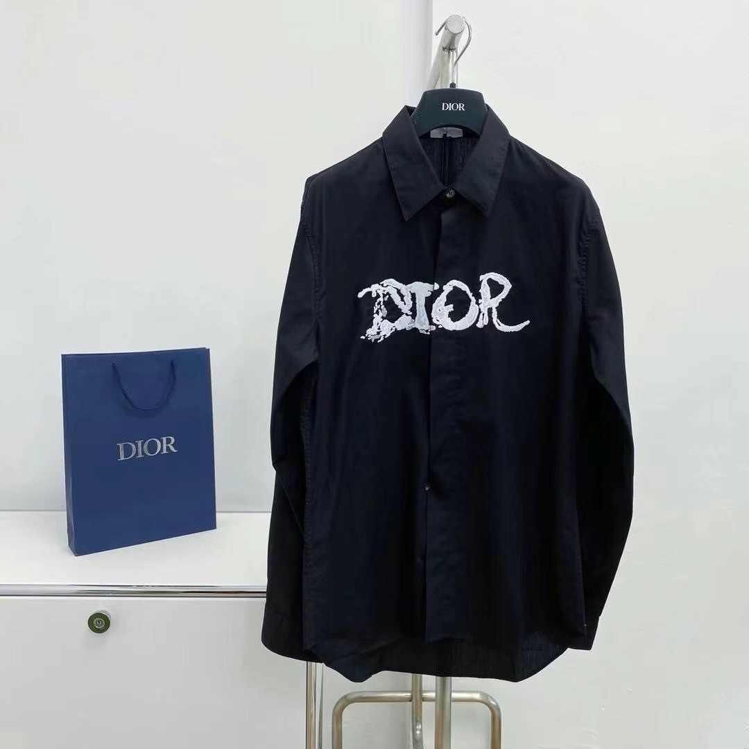  [DIOR] 디올 피터 도이그 로고 셔츠 143C592A1581_C980