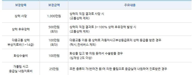보장내용