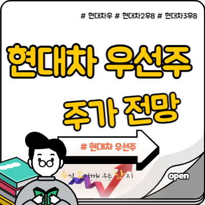  현대차 우선주 주가 간단 차트 분석