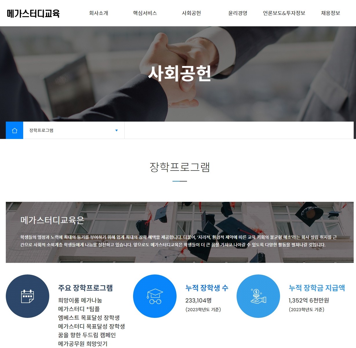  메가스터디교육 배당금(2023년 배당금)