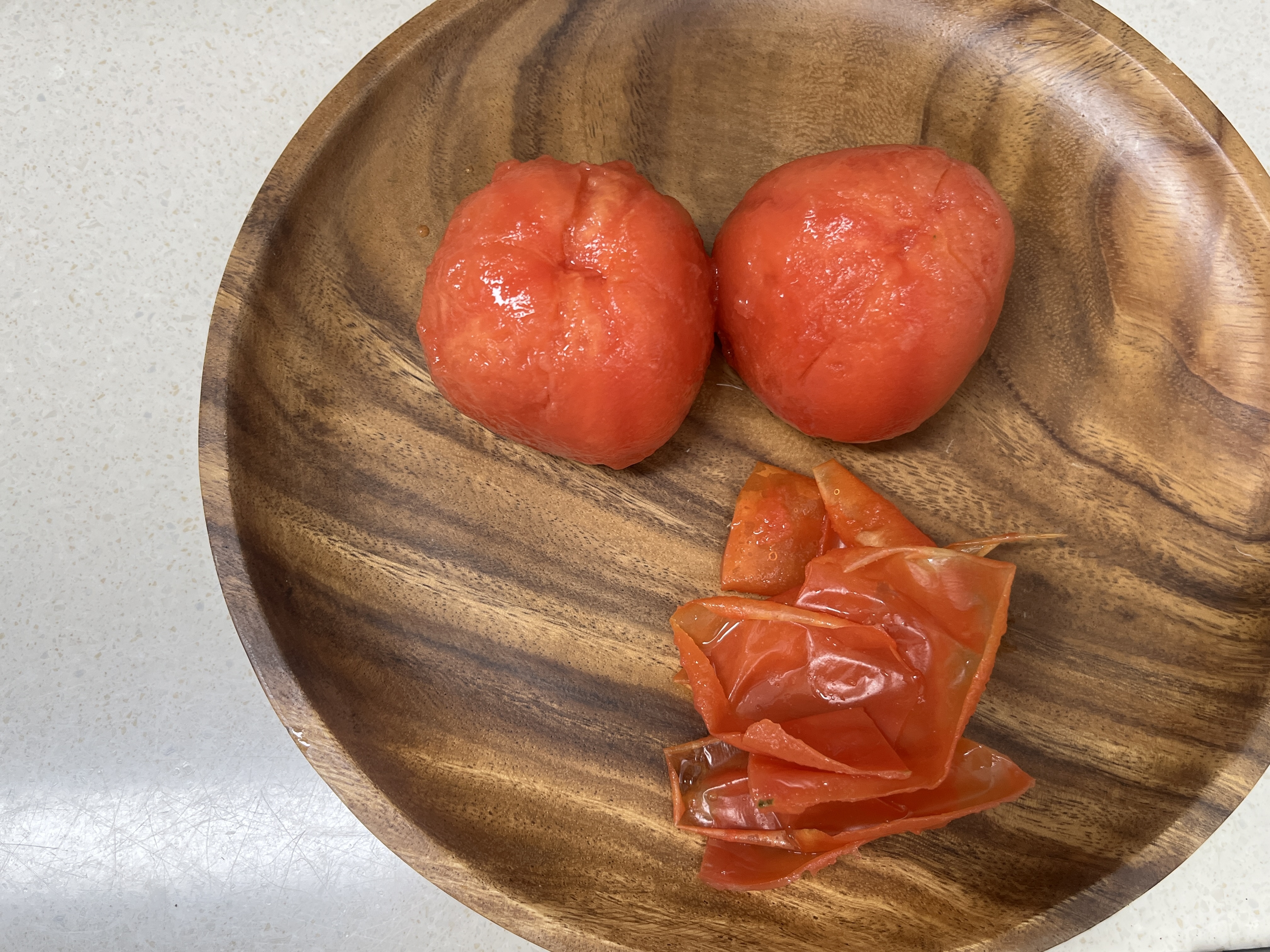 토마토 껍질 제거하기 