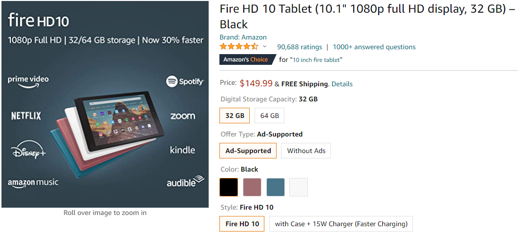  아마존 파이어(amazon fire) HD 10 (2019) 1. 직구 개봉기