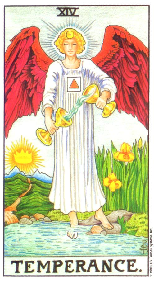  [메이저/정방향] 14. Temperance (절제) 해석/풀이/정리/키워드/원 카드 리딩