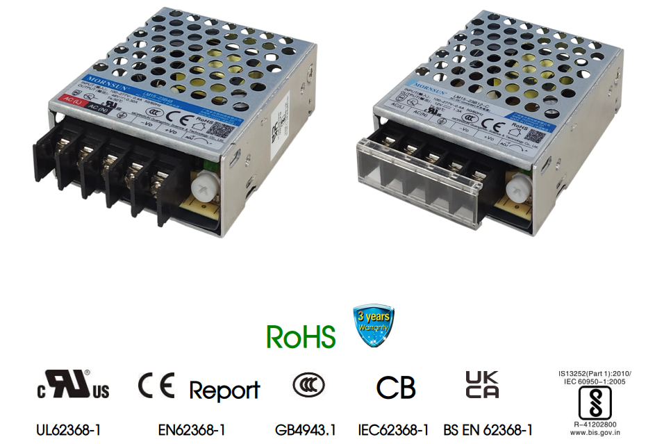  [유성테크] MORNSUN 15W SMPS, AC-DC컨버터, LM15-23Bxx