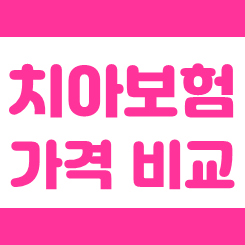  치아보험가격 비교 한 번에! 추천 회사 정보도 간편하게!