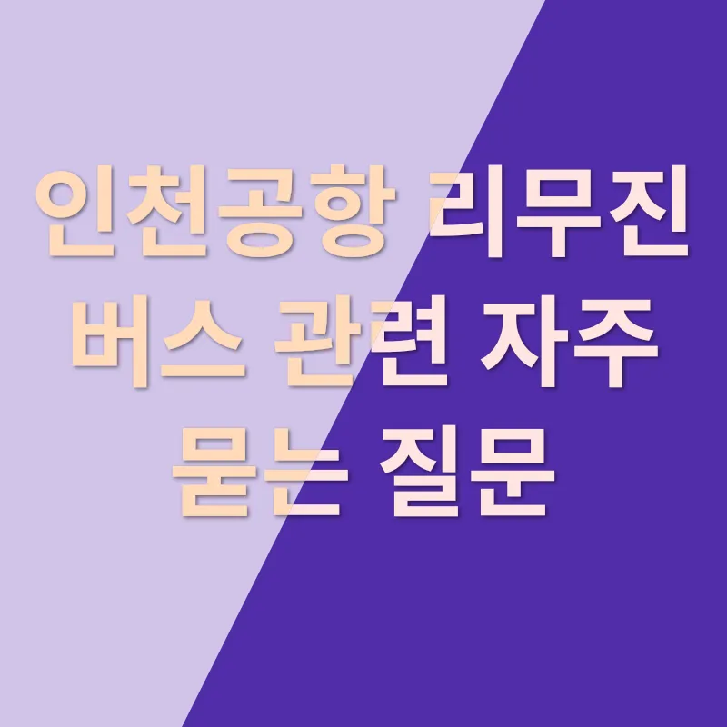 인천공항 리무진 버스_4