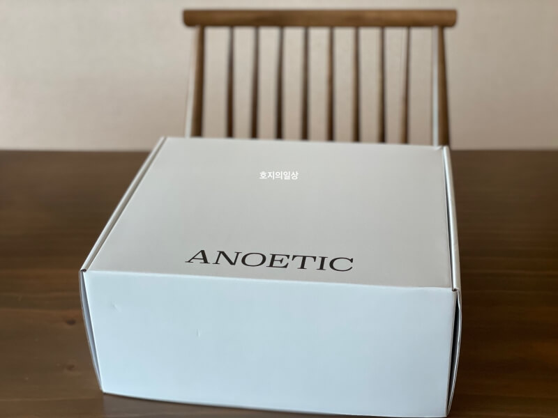 아노에틱(ANOETIC) 클래식 체인 백팩 블랙 제품 상자