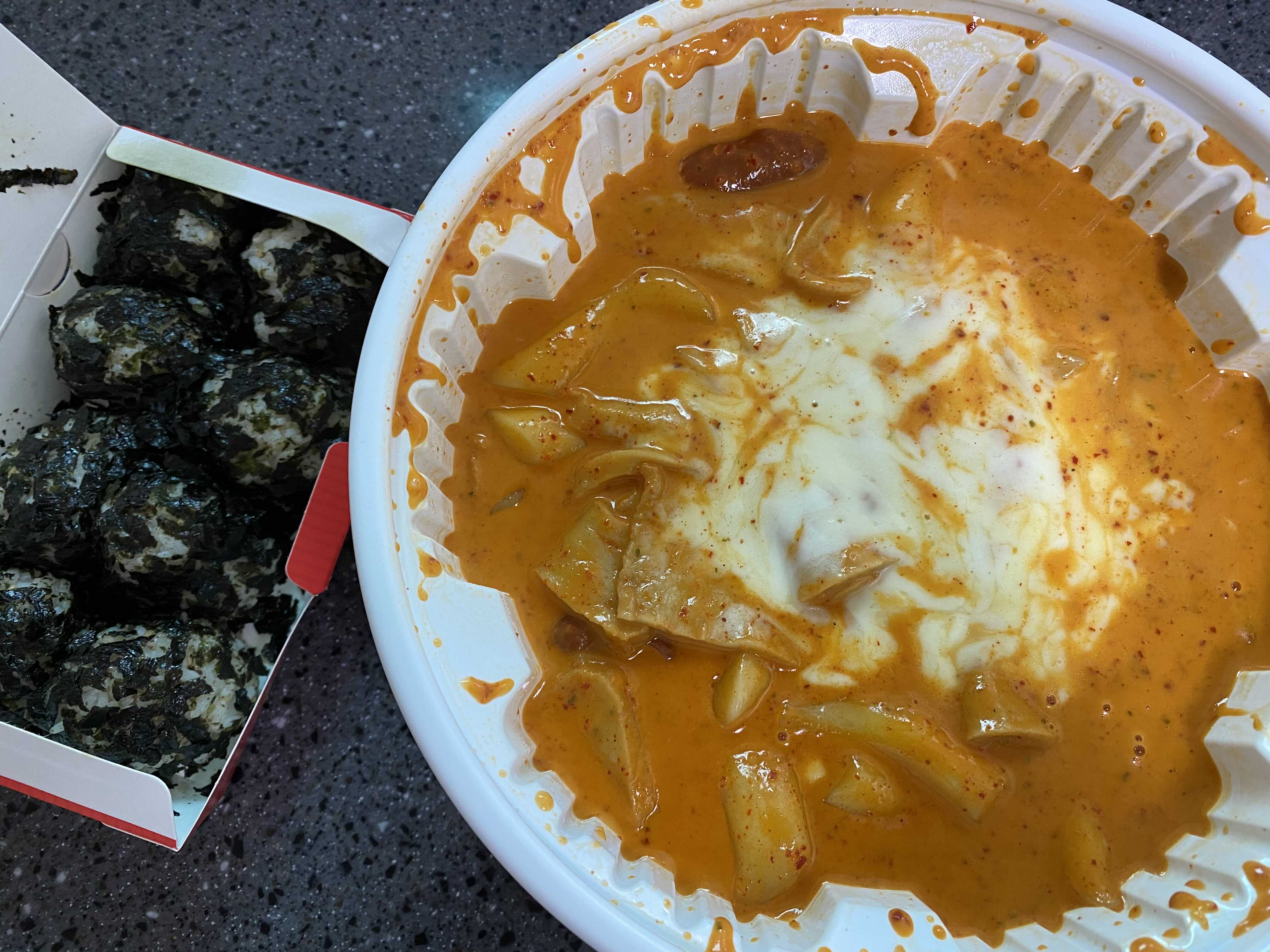  동대문엽기떡볶이 안양호계점 로제떡볶이 착한맛 내돈내산 솔직 리뷰