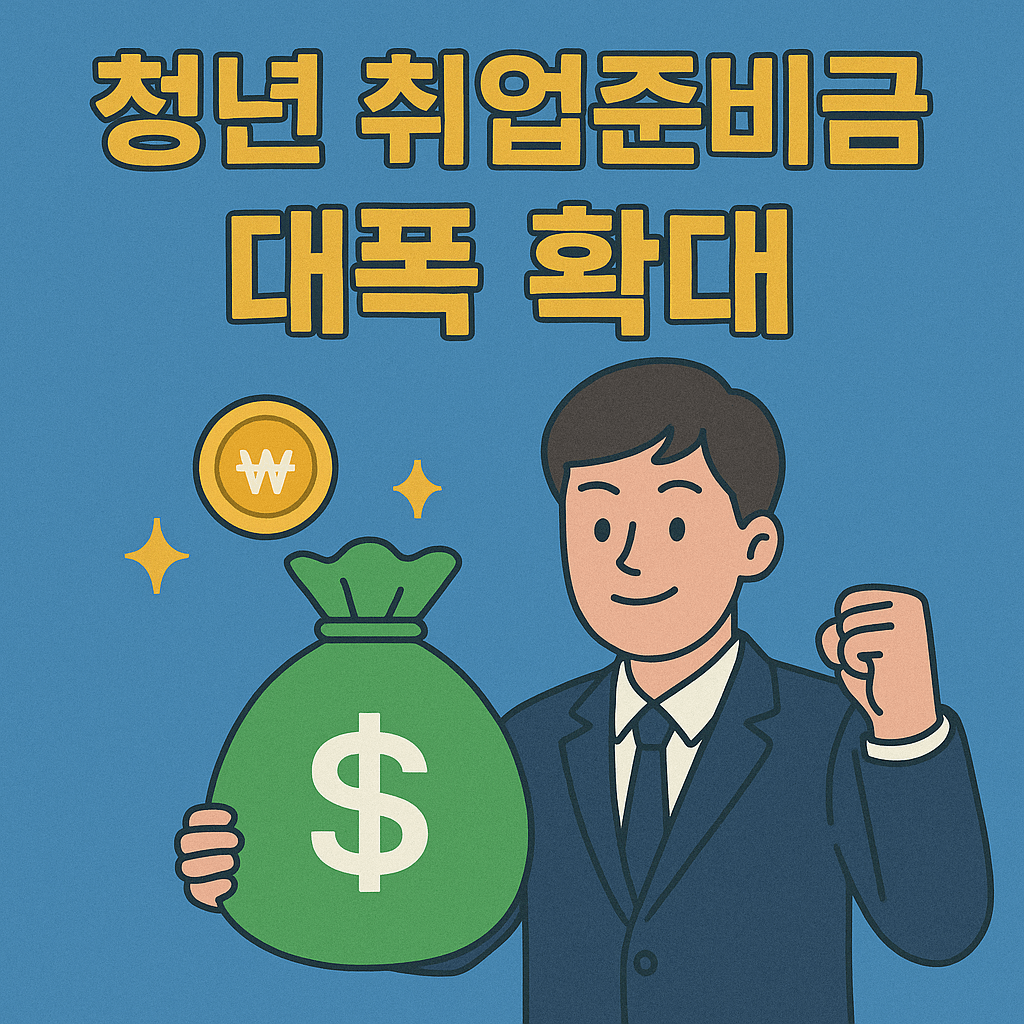 청년 취업준비금 대폭 확대