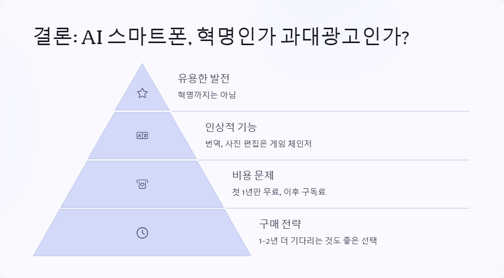 AI 스마트폰 사용자 후기