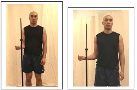 Standing external rotation