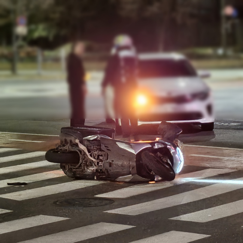 오토바이 사고