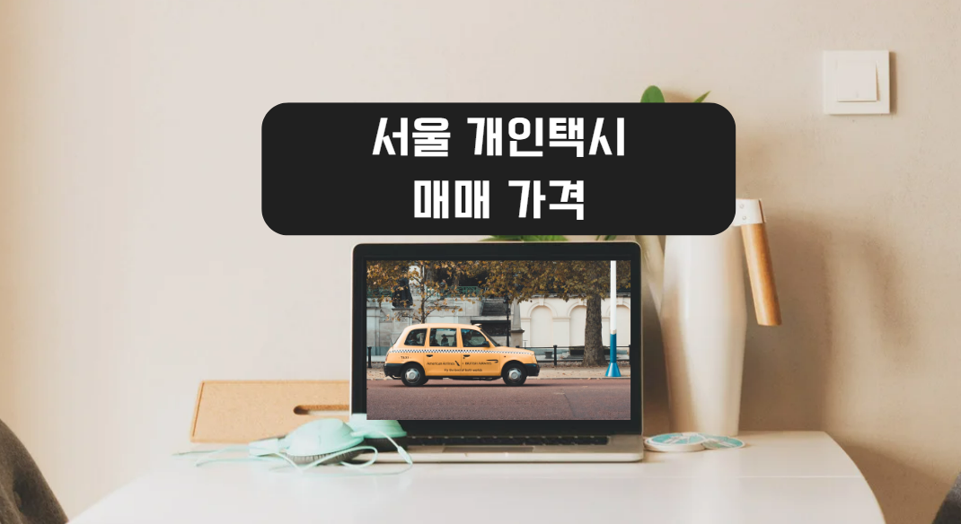  11월 서울 개인택시 매매 가격 및 매물 조회하기
