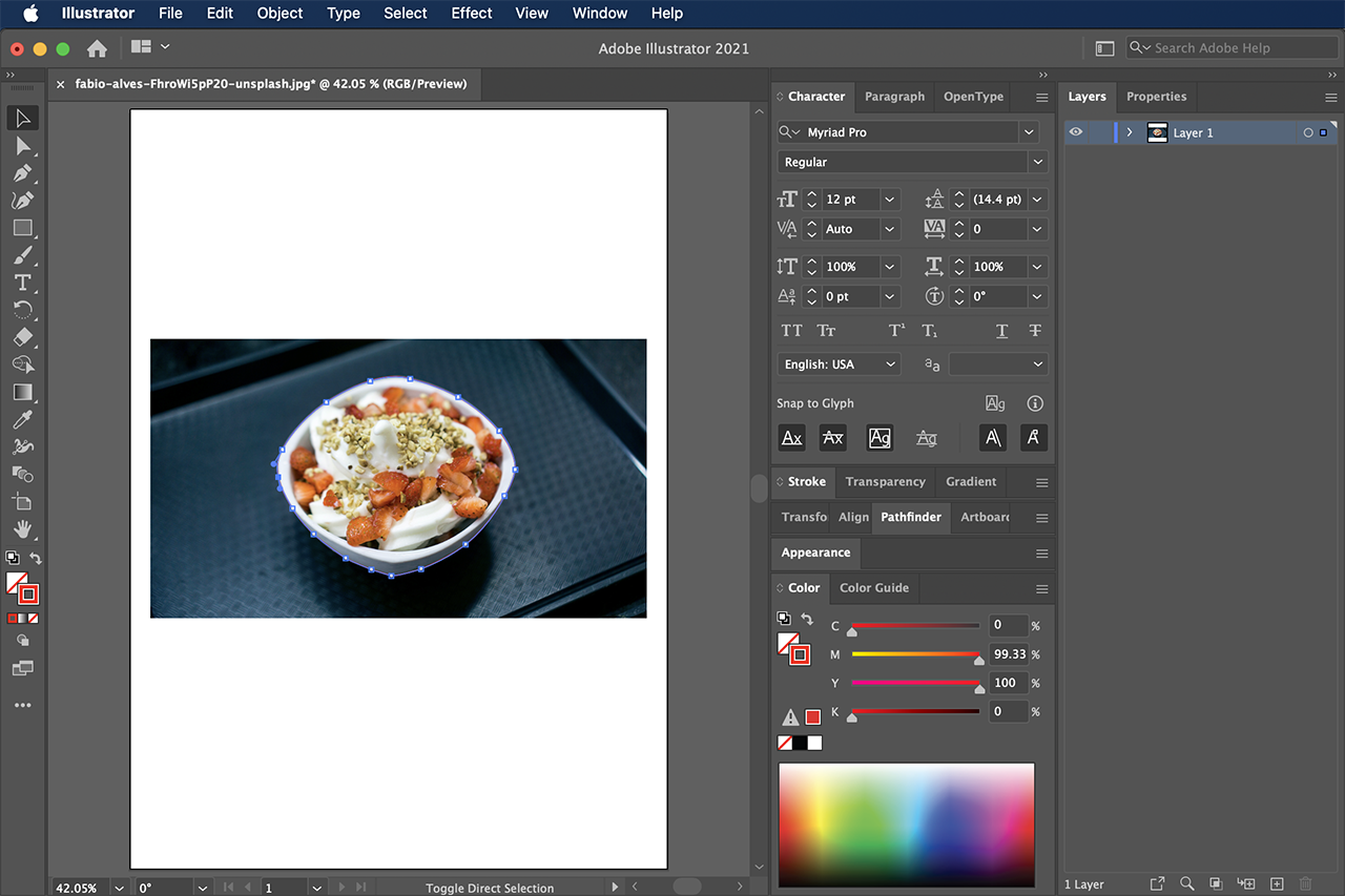 일러스트에서 이미지 누끼 따기