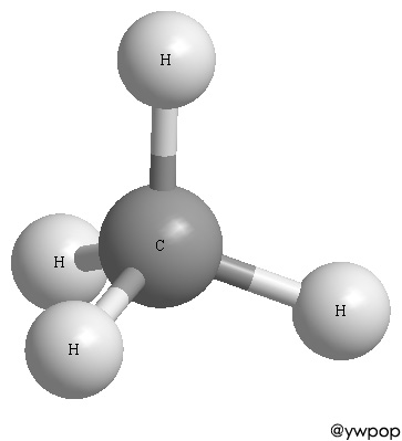 CH4 molecule