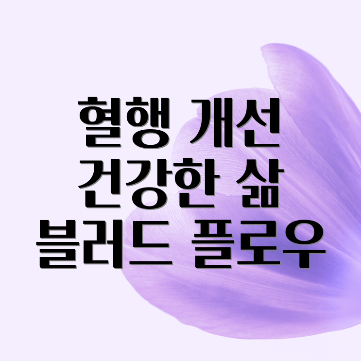 혈행개선