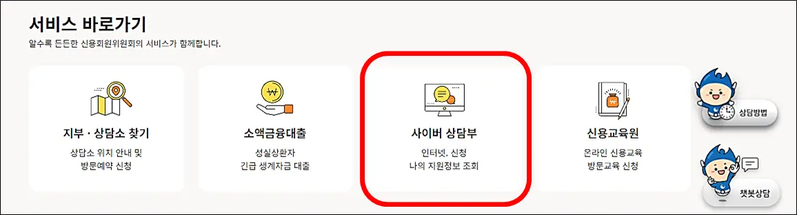 두나무-넥스트드림-제출서류-신용회복위원회