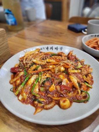 황칠나무 낙지연포탕 낙지볶음이