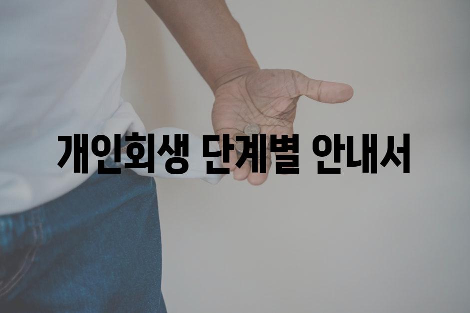 개인회생 단계별 안내서