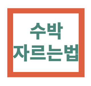  수박 자르는 법 수박 예쁘게 자르는 법 먹기 좋게 자르는 법
