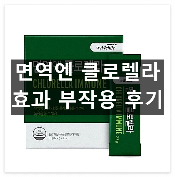 면역엔 클로렐라