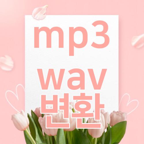 mp3 wav 변환