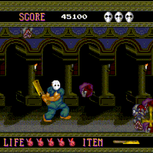 고전게임, 스플래터 하우스(Splatter house) 바로플레이, PC엔진 콘솔게임
