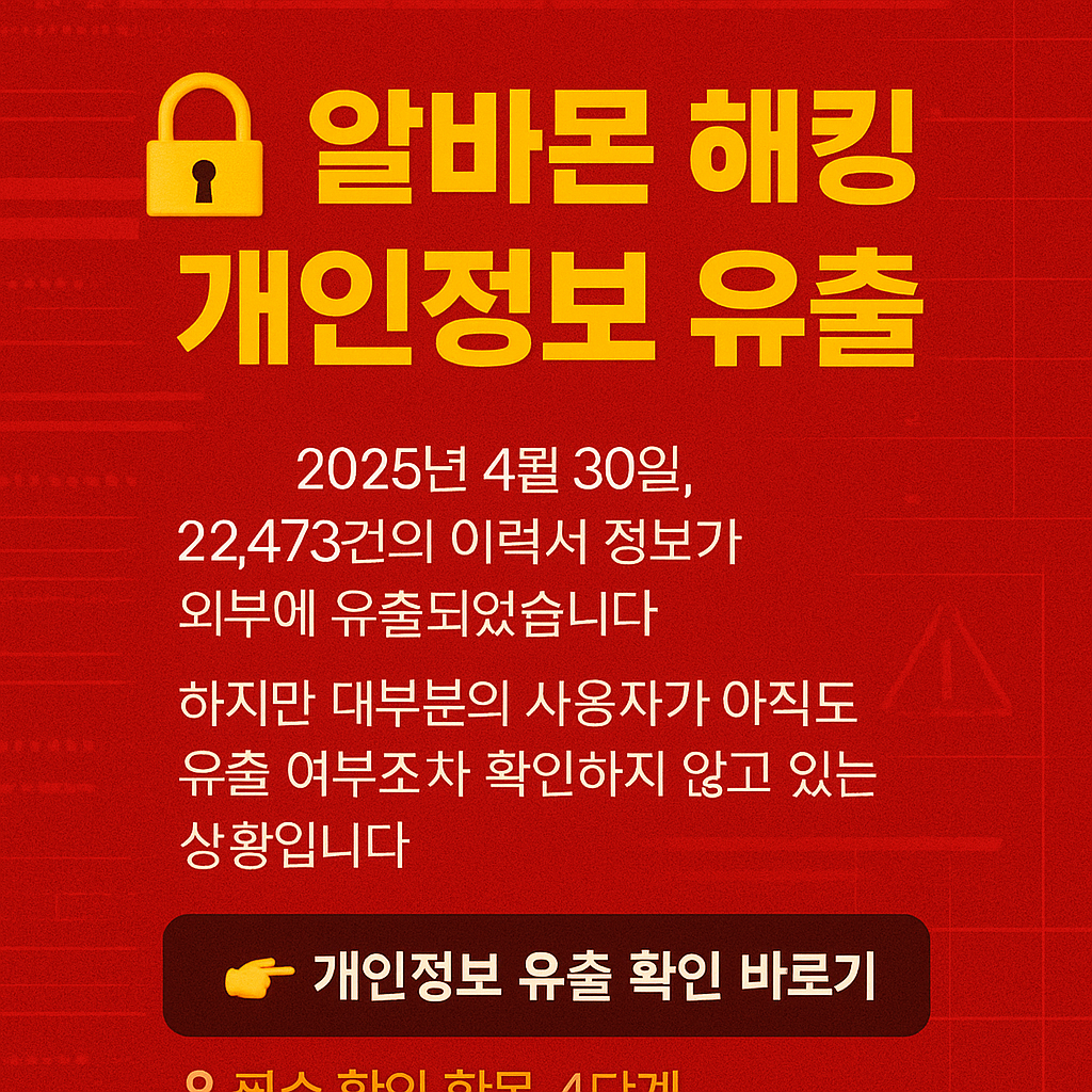 알바몬 해킹