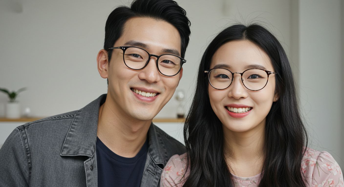  패션 안경테 