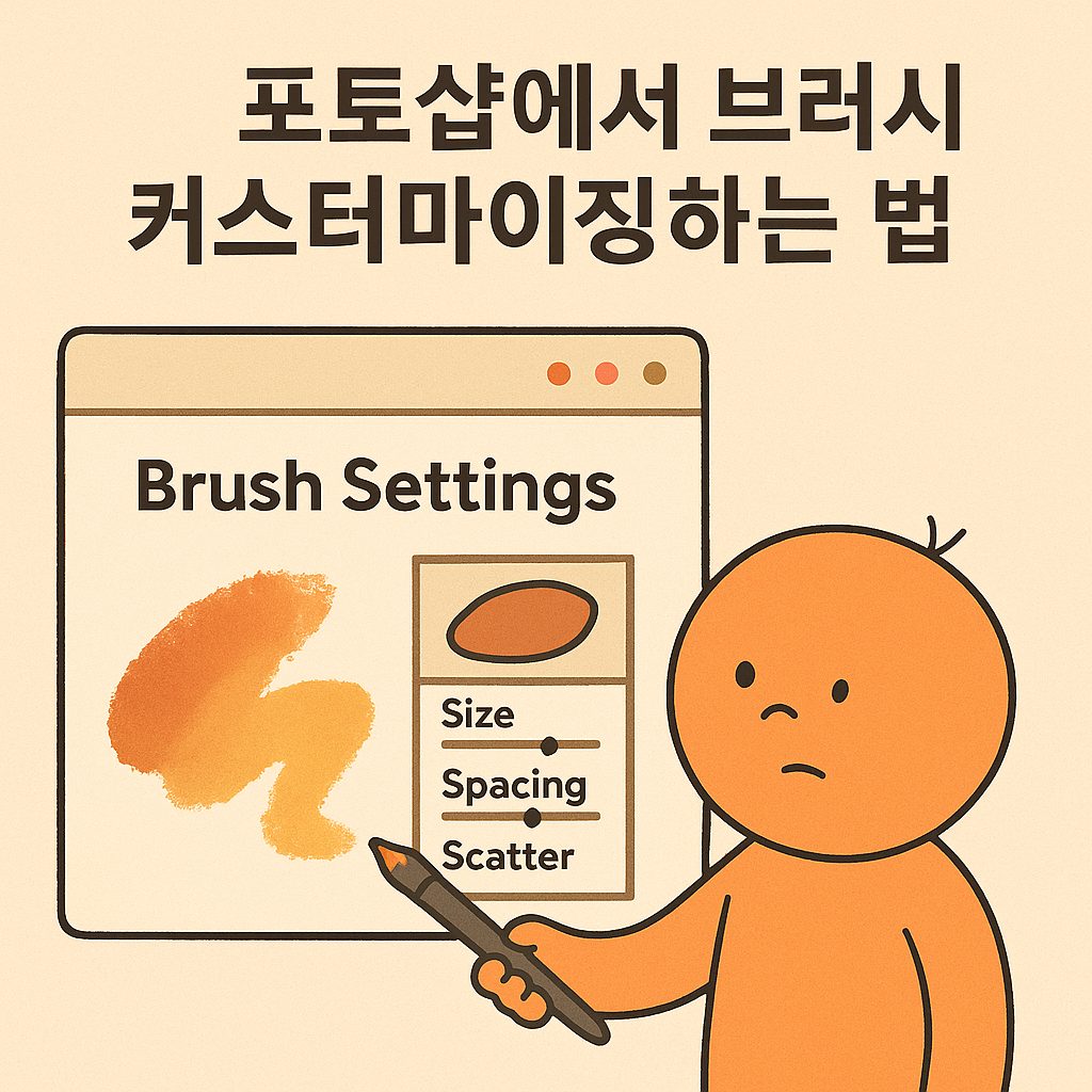 포토샵 커스터마이징 브러쉬