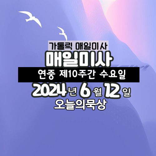 2024년 6월 12일 매일미사 연중 제10주간 수요일