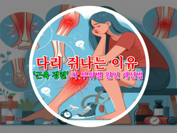 다리 쥐나는 이유 &#39;근육 경련&#39; 각 부위 원인 개선법