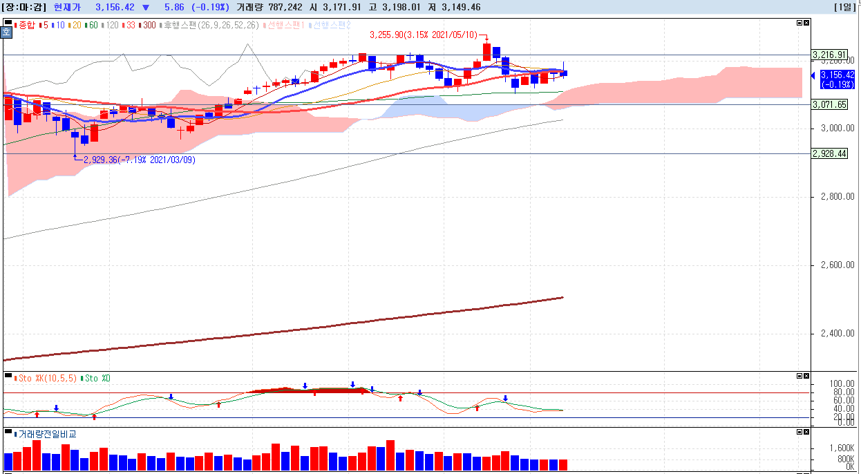 2021년-5월-21일-코스피-일봉차트