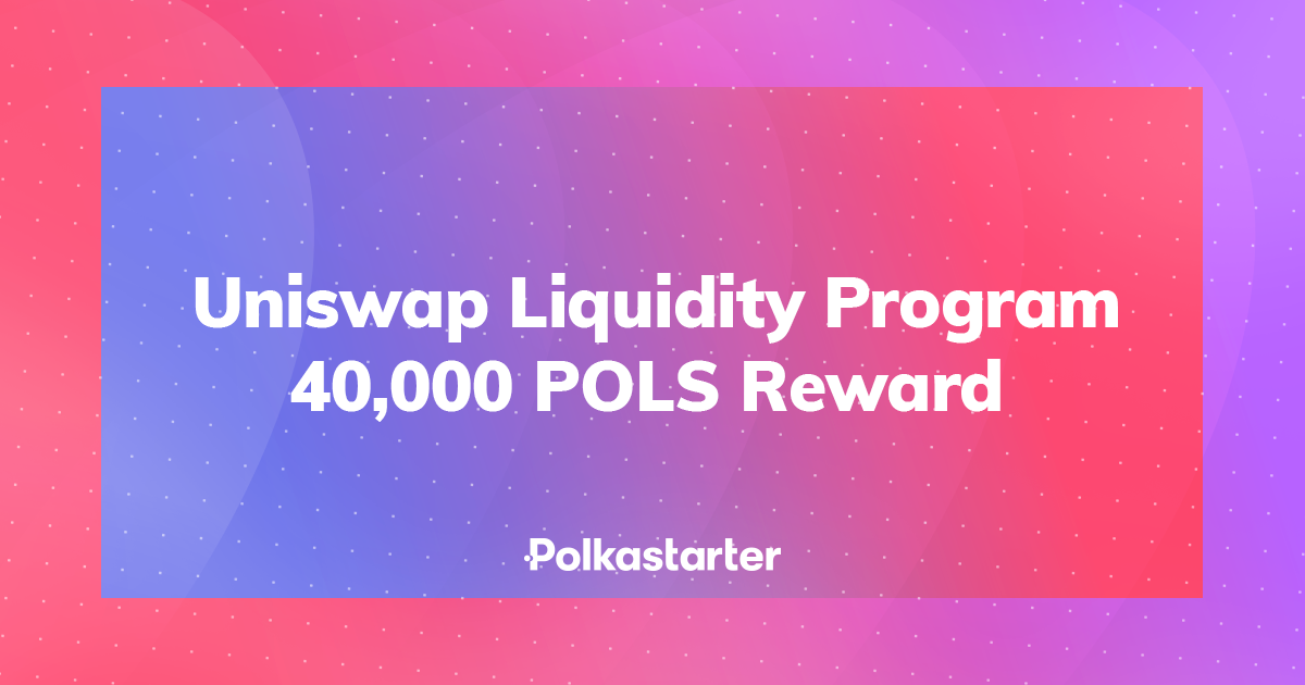  [Polkastarter 폴카스타터] 4월 한달 동안 $480k의 보상, PancakeSwap LP 예정
