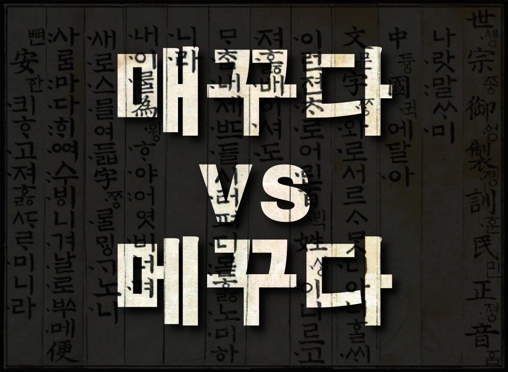  매꾸다 메꾸다 정확한 표현은 뭘까요?
