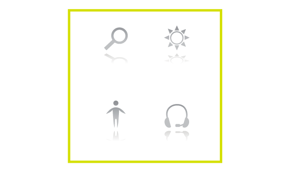 Reading glasses, Sun, Person, Headset / Icon, Symbol / vector graphic free download