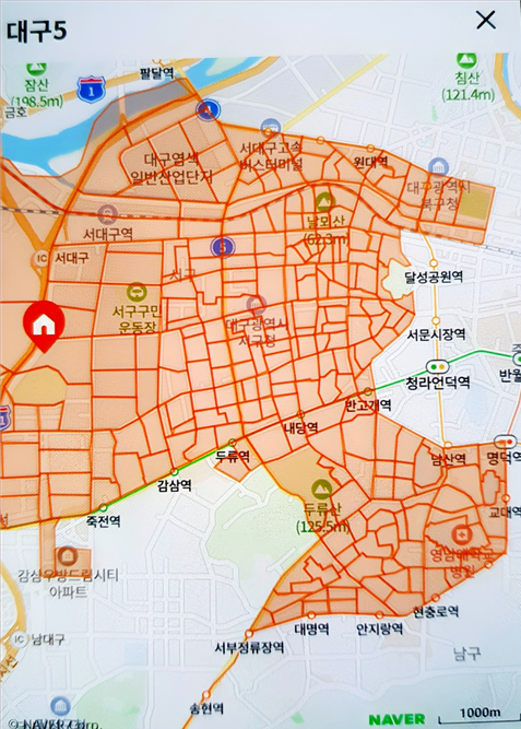 대구5캠프 배송지역 이미지4