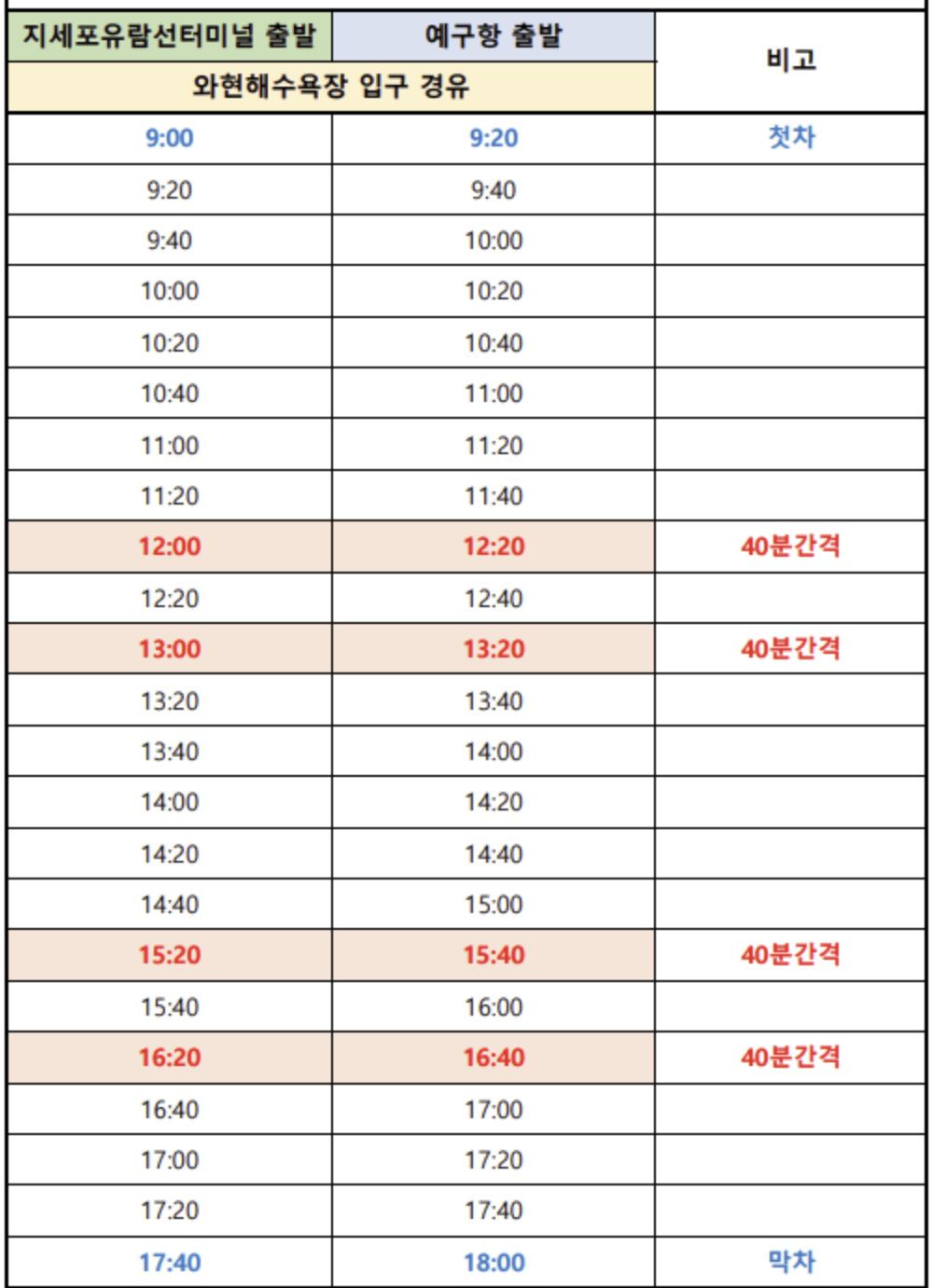 거제-공곶이-수선화-축제-셔틀버스-시간표