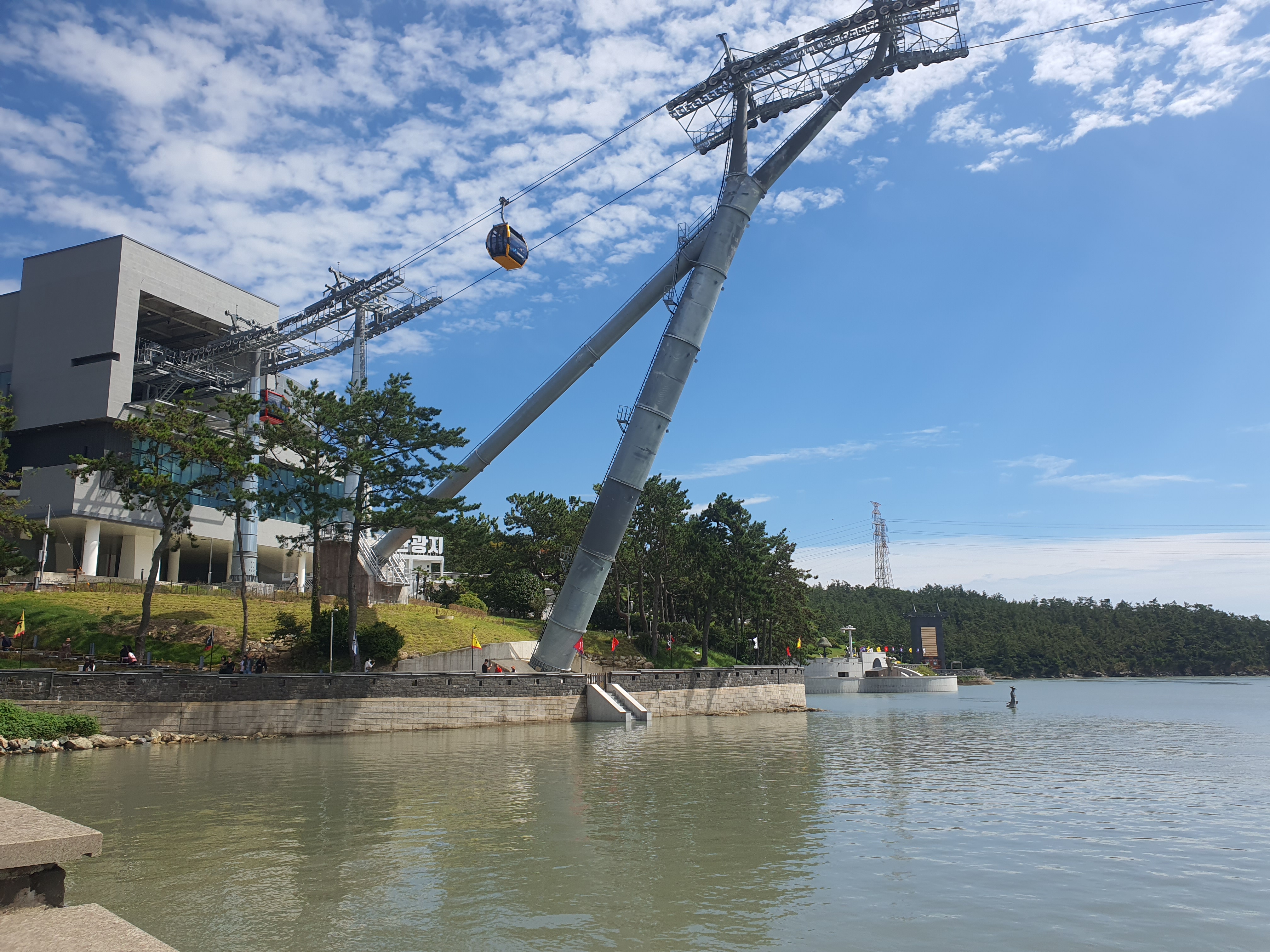 해남 우수영국민관광지 : 울둘목 스카이워크 판옥선 명량 촬영지