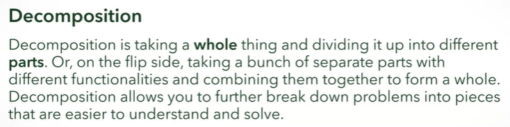  2.5 – Decomposition